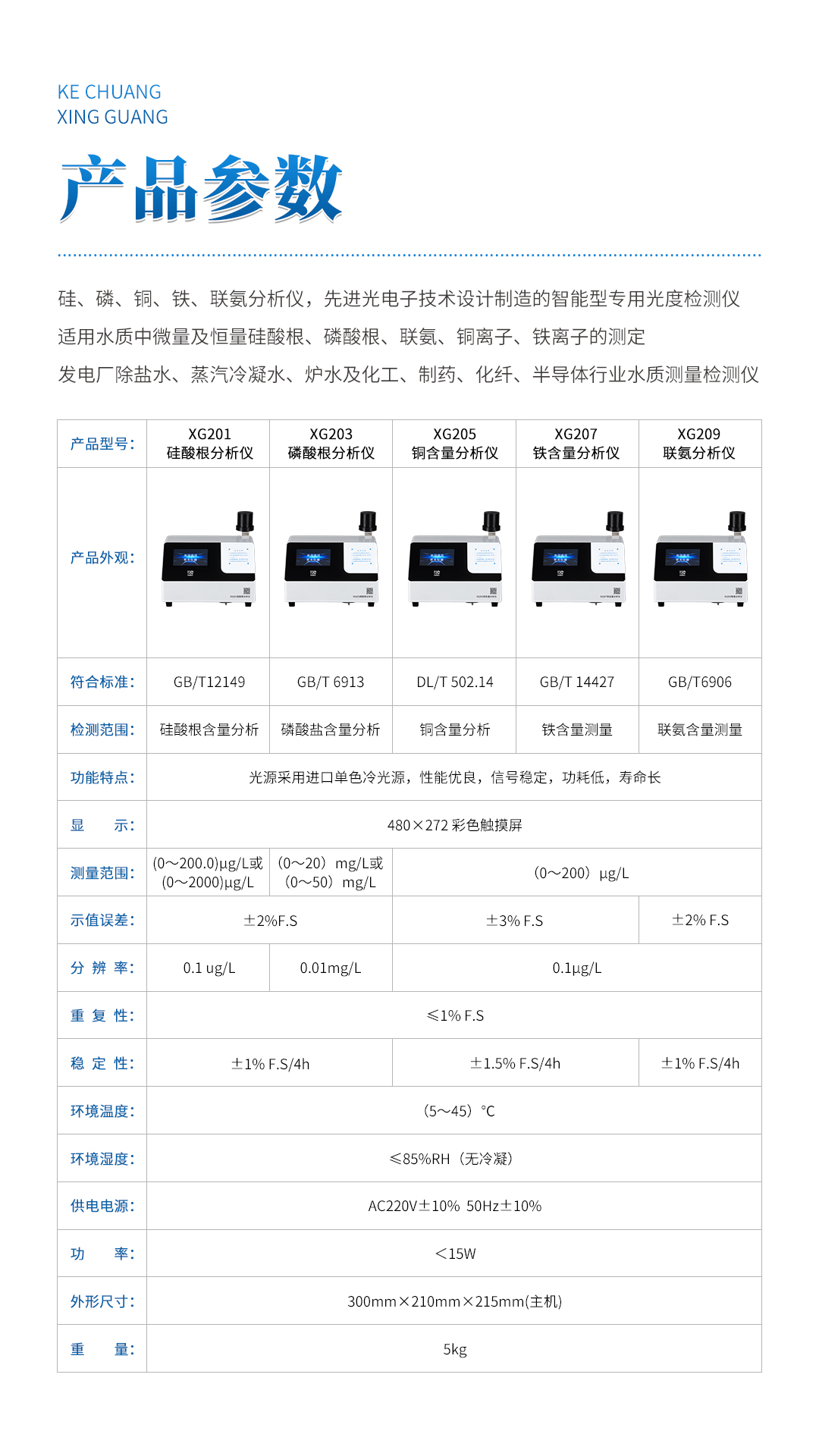 XG205 铜含量分析仪